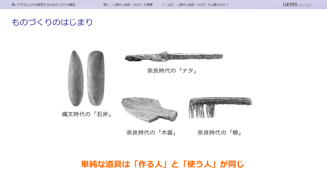 ものづくりのはじまり